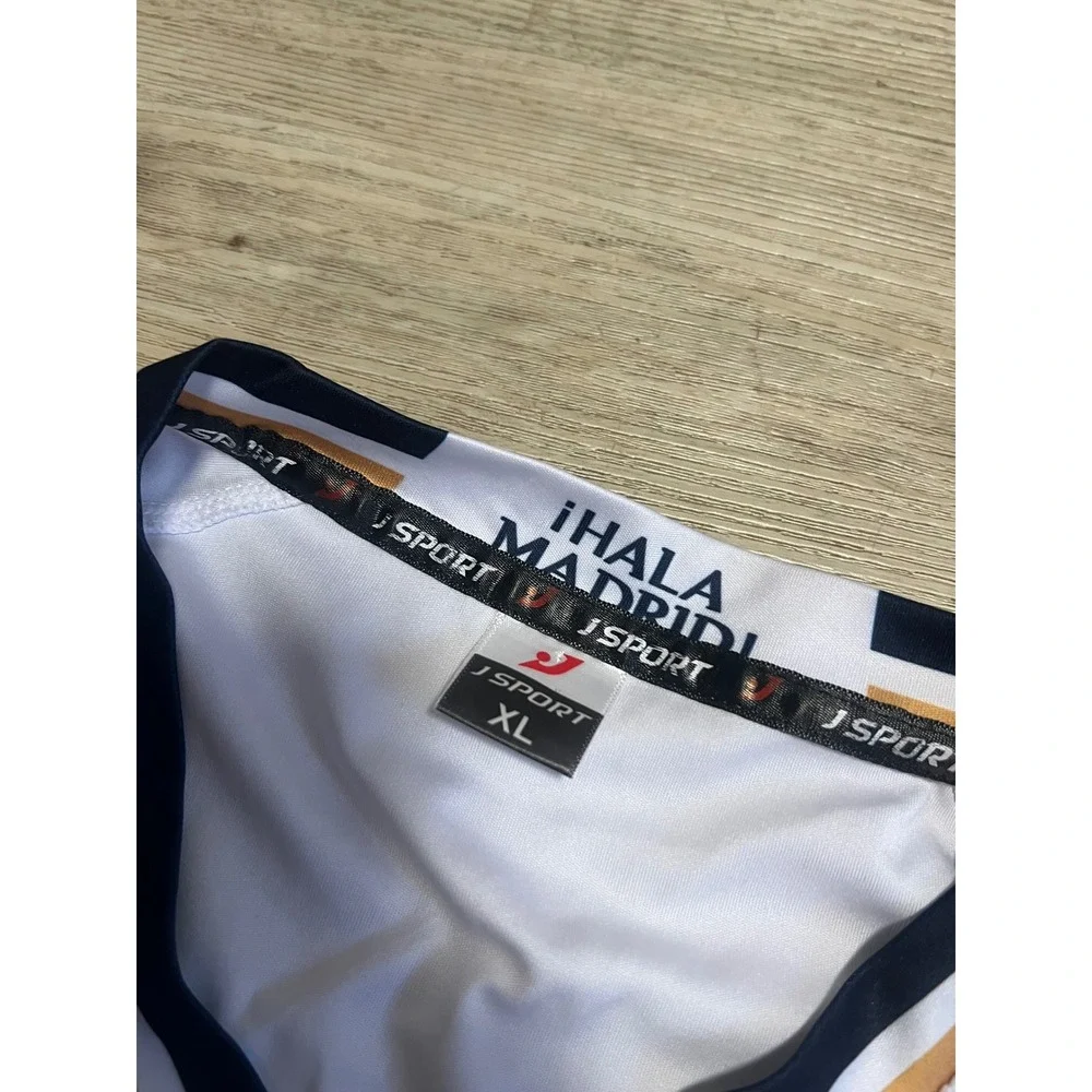 Real Madrid 2023-24 Home‎ Jersey White Gold Mens XL Soccer Shirt Jsport